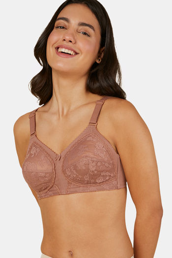 Buy Triumph Lightly Lined Non Wired Full Coverage Super Support Bra - Cinnamon Brown